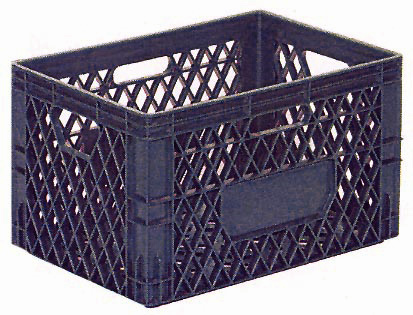 24 Quart Plastic Milk Crate